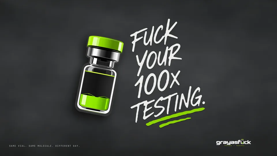 Fuck your 100x testing, Charcoal